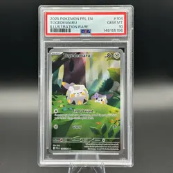 Pokemon Togedemaru 104/094 Me02 Phantasmal Flames Illustration Rare Holo PSA 10 - Image 1