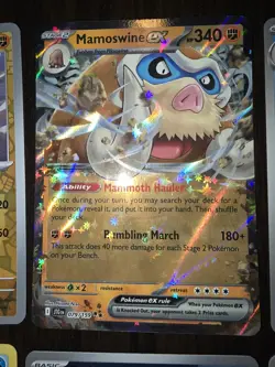 10 Swinub, Piloswine & Mamoswine Pokemon Cards NM Including Mamoswine EX 079/159 - Image 2