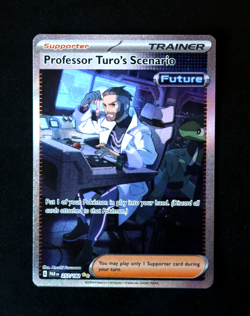 Pokemon Card TCG - Professor Turo's Scenario 257/182 - Paradox Rift - SIR - NM ⭐ - Image 1
