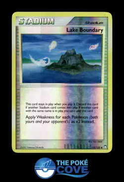 Lake Boundary 112/123 | Mysterious Treasures Reverse Holo | Pokemon | MP - Image 1