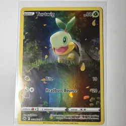Pokemon TCG Turtwig GG31/GG70 Ultra Rare SWSH: Crown Zenith: Galarian Gallery NM - Image 1