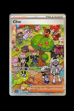 Pokemon Clive 236/091 SV: Paldean Fates Special Illustration Rare NM/Mint - Image 1