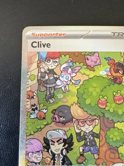 Pokemon Clive 236/091 SV: Paldean Fates Special Illustration Rare NM/Mint - Image 4