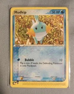 Pokemon TCG Mudkip 59/109 Ruby and Sapphire Regular LP Card - Image 1