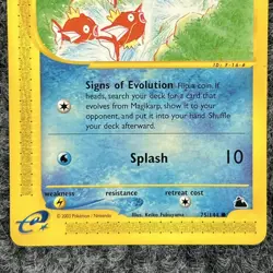 Pokemon Skyridge Magikarp 75 /144 Common LP Good Condition - Image 4