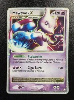 Mewtwo LV.X 144/146 Legends Awakened Holo Ultra Rare With Swirl🌀 HP/DMG - Image 1