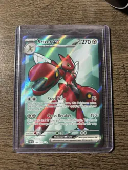 Scizor ex 195/162 SV05 Temporal Forces Full Art Holo Ultra Rare English 2024 - Image 1