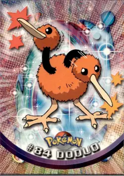 Doduo #84 2000 Topps Pokemon Series 2 Blue Logo - Image 1