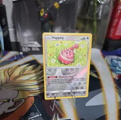 Happiny 161/214 Uncommon Unbroken Bonds Pokemon Reverse Holo Lightly Played - Image 2