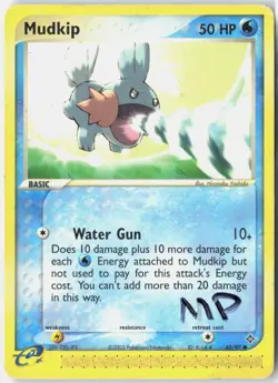 Mudkip 65/97 Common Dragon Pokemon Moderately Played - Image 1