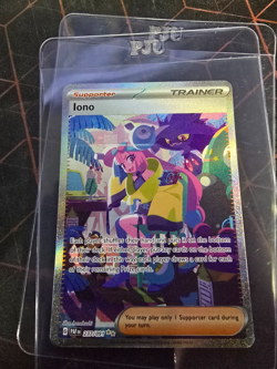 Iono Pokemon TCG Paldean Fates Holo Special Illustration Rare Card 237/091 - Image 1