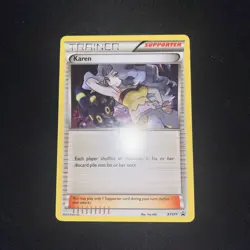 Karen - XY177 - XY Black Star Promo - Pokemon TCG - Image 1