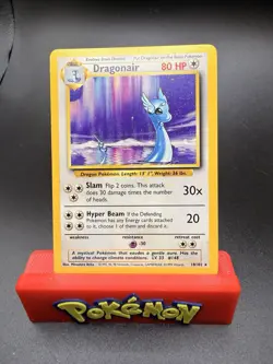 1999 Pokemon Base Set Dragonair 18/102 WOTC Unlimited Rare NM - Image 1