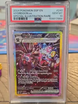 Pokemon Hydreigon EX Surging Sparks 240/191 PSA 10 Gem Mint - Image 1