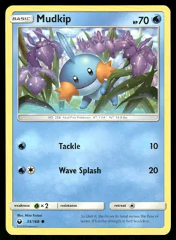 Pokemon Mudkip Celestial Storm 33/168 C NM/M - Image 1