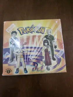 POKEMON GYM HEROES 1ST EDITION BOOSTER BOX / FACTORY SEALED / WOTC / YEAR 2000 - Image 1