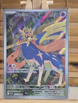 Zacian 100/094 Illustration Rare - PFL EN Phantasmal Flames Pokemon - NM/M - Image 1