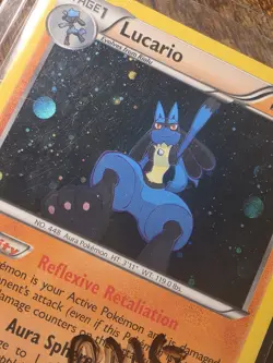 The Pokemon Company Lucario 80/113 Legendary Treasures Holo Rare English Hp dmg - Image 5