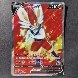 Cinderace V 178/192 - SWSH Rebel Clash Full Art Ultra Rare - Pokemon TCG English - Image 1