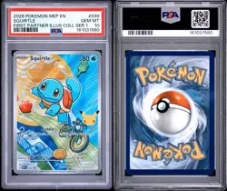 2026 POKEMON FIRST PARTNER ILLUSTRATION COLLECTION PROMO #039 SQUIRTLE PSA 10 - Image 3