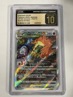 Pokemon Charizard Vstar SAR Japanese Vstar Universe 212/172 Cgc Pristine 10 - Image 1
