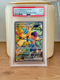 PSA 9 - Pokemon - HOP'S ZACIAN EX - JTG 186/159 - Special Illustration Rare - Image 1