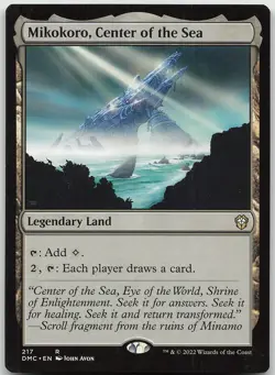 Mikokoro, Center of the Sea Commander: Dominaria United NM MTG - Image 1