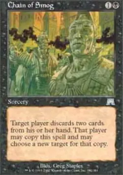 MTG Chain of Smog, Moderate Play, English Onslaught - Image 1