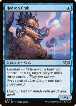 NM Hedron Crab, MTG, Tarkir: Dragonstorm, Magic the Gathering, 155 - Image 1