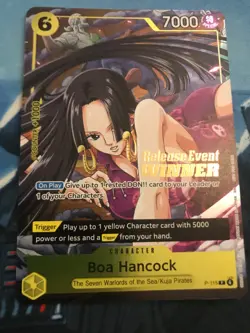 Boa Hancock (OP15 Release Event Winner) P-115 One Piece Promotion Cards Foil - Image 1