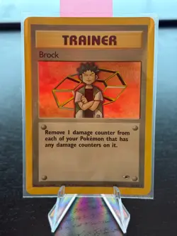 Vintage Pokemon TCG Lot - Holo Brock & Rhydon, Gym Heroes - Image 3