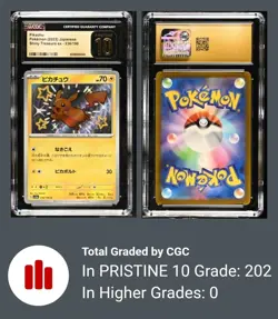 CGC Pristine 10 Pikachu #236 Pokemon, Japanese Shiny Treasure ex 2023 - Image 3