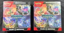 X2 Pokemon SV5 Temporal Forces Booster Bundle - Image 1