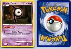 UNOWN [P] 33/100 MD MAJESTIC DAWN POKEMON CARD TCG LP 2008 - Image 1