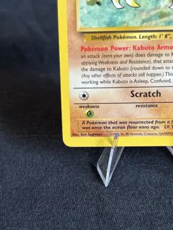 Kabuto W Stamp Stamped WOTC Promo, Fossil, 50/62, LP+ Pokemon Card - Image 4