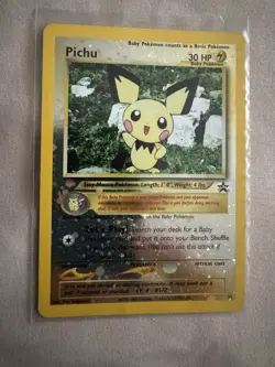 Pichu - 35 - Pokemon Wizards Black Star Promo Card Reverse Holo LP - Image 1