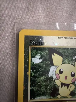 Pichu - 35 - Pokemon Wizards Black Star Promo Card Reverse Holo LP - Image 4