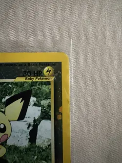 Pichu - 35 - Pokemon Wizards Black Star Promo Card Reverse Holo LP - Image 5