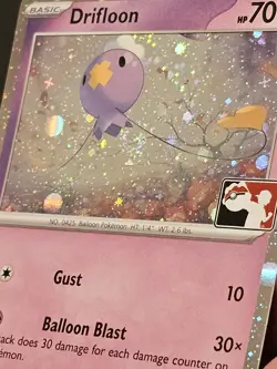 Drifloon (Cosmos Holo) 089/198 Fart Swirl🍑🌀 Prize Pack Series Cards Pokemon - Image 1