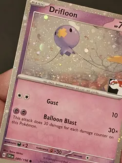 Drifloon (Cosmos Holo) 089/198 Fart Swirl🍑🌀 Prize Pack Series Cards Pokemon - Image 2