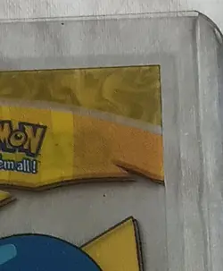 2000 Topps Pokemon TV Animation Edition #25 Pikachu Balloons #PC1 Clear Card - Image 3