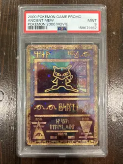 Ancient Mew 2000 Pokemon Game Movie Promo Pokemon Card PSA 9 New Cert - Image 1
