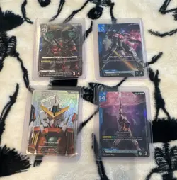 Bandai Gundam Card Game Beta Promo Foil/Reg Unit/Resource GD04 lot Mint - Image 1