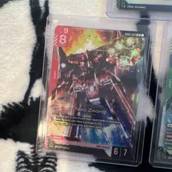 Gundam Card Game GD04 Foil Alternate Art LR Lot Zeong Neo Zeong Pharact Mint - Image 3