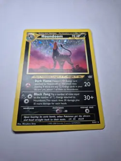 Houndoom Neo Revelation Holo Card 08/64 Unlimited Edition - Image 2