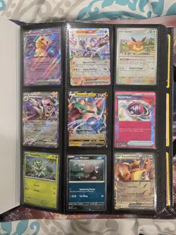 Pokemon Prismatic Evolutions Binder With Over 200 Cards, Lots Of Hits - Image 2
