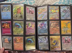 Pokemon Prismatic Evolutions Binder With Over 200 Cards, Lots Of Hits - Image 4