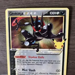 Pokemon Card Greninja Gold Star SWSH144 Sword & Shield Promo Holo Promo MINT - Image 3