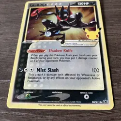 Pokemon Card Greninja Gold Star SWSH144 Sword & Shield Promo Holo Promo MINT - Image 4