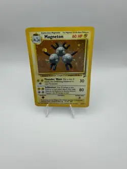 Pokemon TCG 4-Card Holo Lot Magneton Machamp Gengar Wigglytuff WOTC 1999 - Image 1